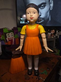 15-inch electronic Young-Hee doll inspired by the Netflix series Squid Game.