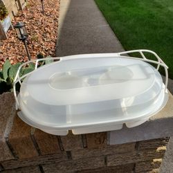 Chip And Dip Or Veggies And Dip Server