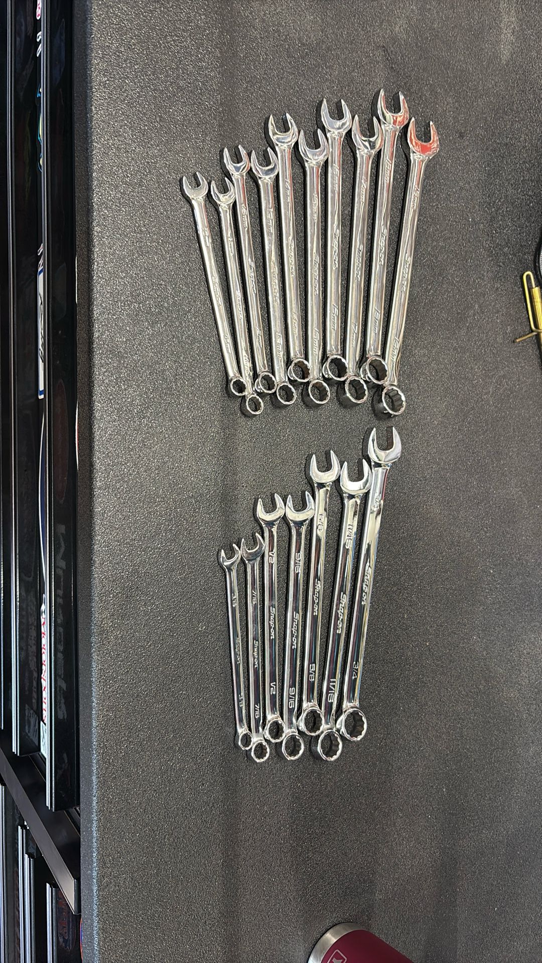 Snap On Snap-on Wrenches. Standard Metric Flank