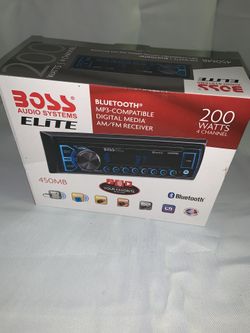 Boss Elite Bluetooth radio. New