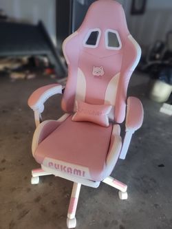 Pink Gamer Chair Like New No Box Price Reduced 150