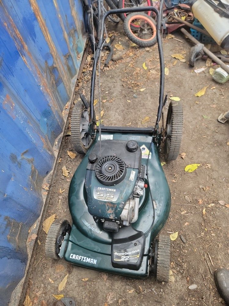 Craftsman Lawnmower 5.5 Hors Power