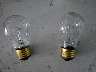 Two 15w Sunlite 15A15/CL Incandescent Ambiance Light Bulbs