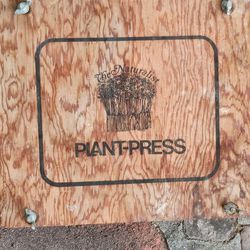 Vintage Wooden Plant Press