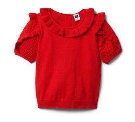 Janie & Jack 12M-18M Cute Red Sweater Top