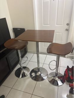 Table and chairs