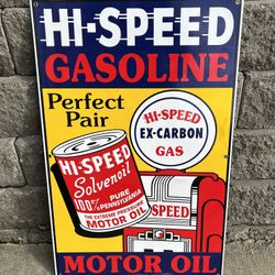 Porcelain High Speed Gas Sign