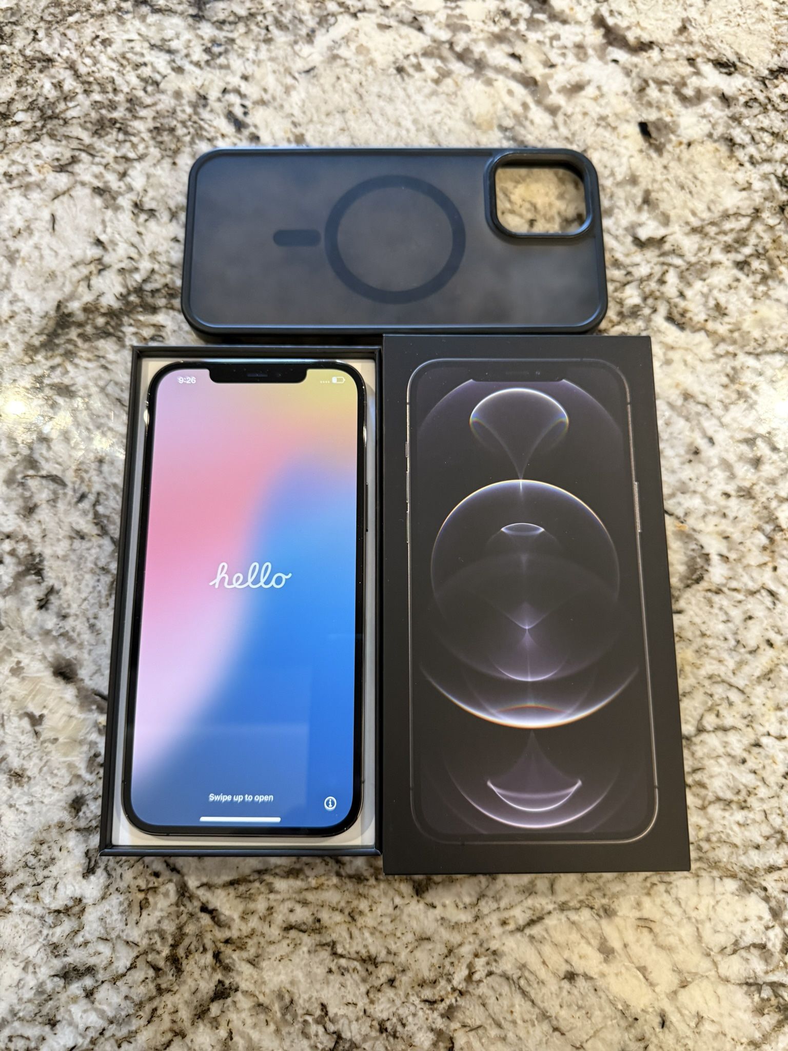 Apple iPhone 12 Pro Max 128gb Graphite Unlocked New Verizon 100% Battery Health