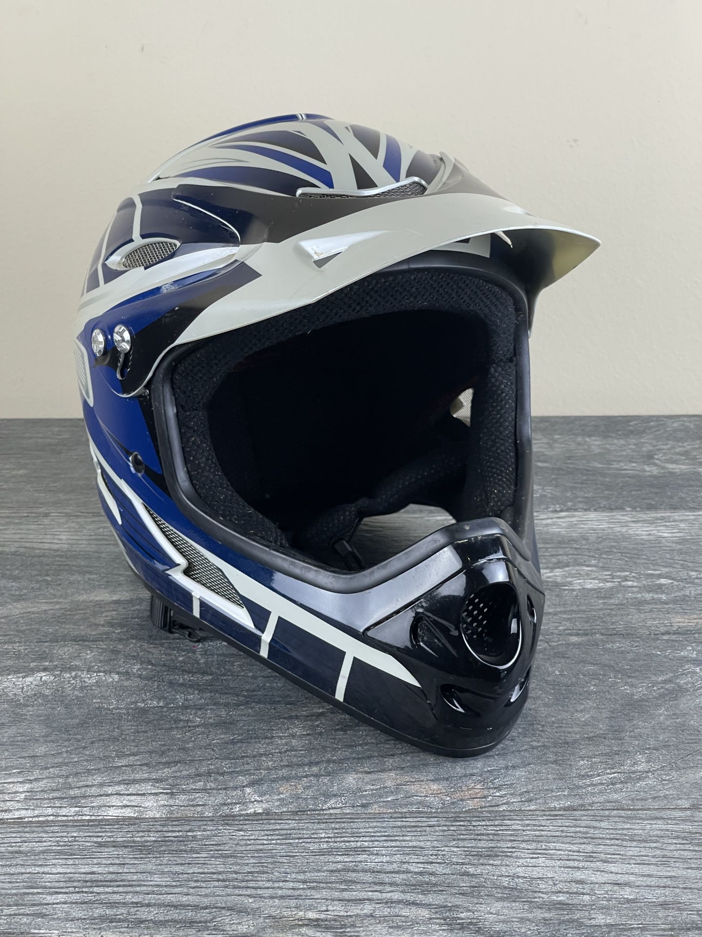 Bell Exodus Full Face Youth Motocross Helmet With Chin Bar Good Condition Size M