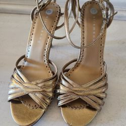 Gold High Heels 