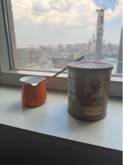 Turkish Coffee Pot and Coffee