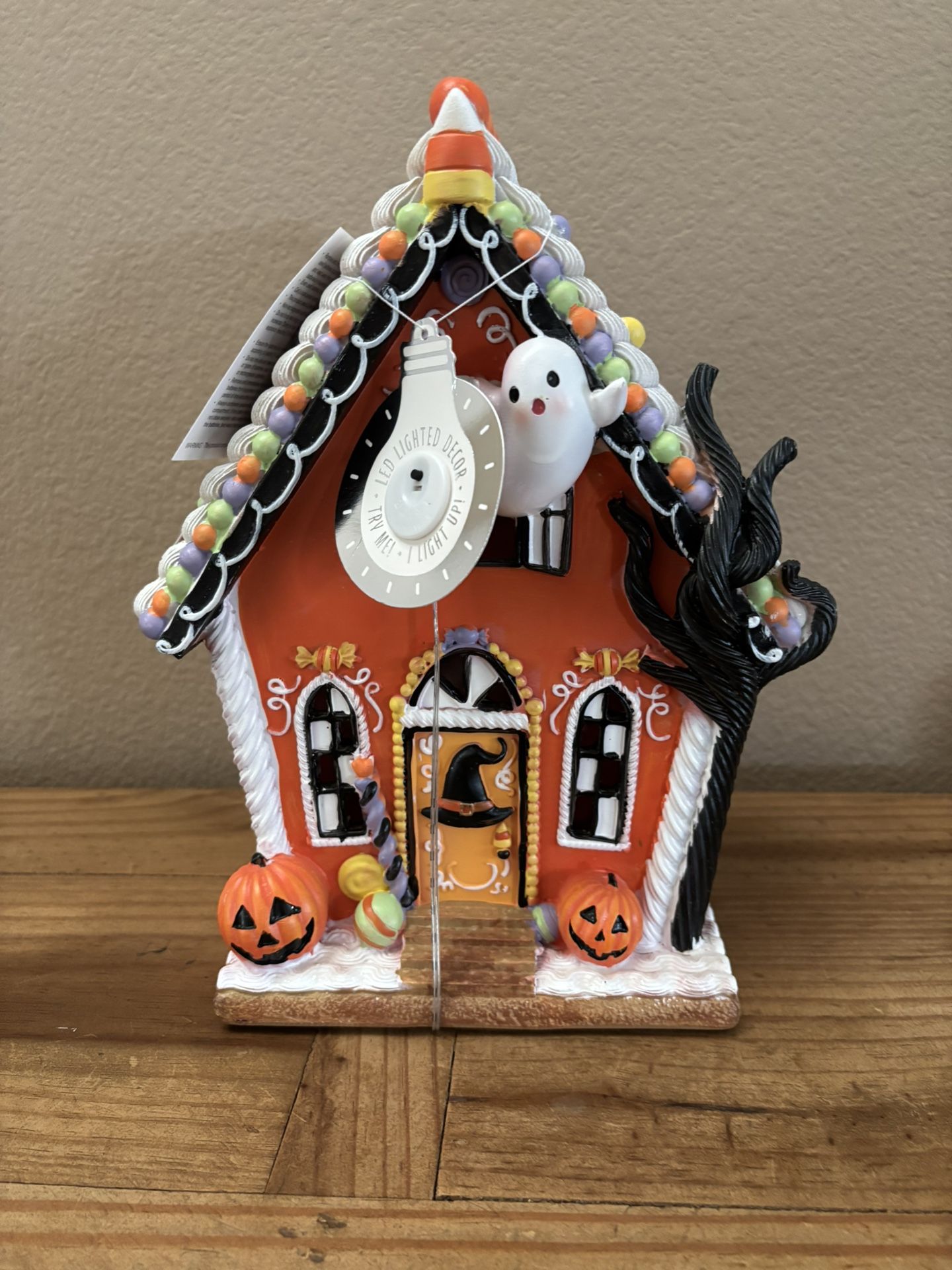 Halloween gingerbread house