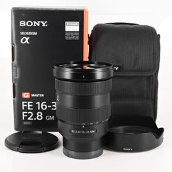 Sony FE 16-35mm F2.8 GM Wide Angle Zoom Lens Black SEL1635GM