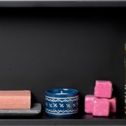 ALFI Brand ABNC2412-BM 24" x 12" Stainless Steel Single Shelf Shower Niche - Matte Black (Open Box)