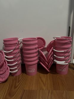 Mini Lowes Pink Buckets