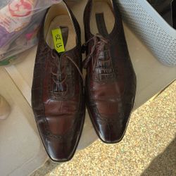 Stacy Adam’s Shoes Men’s Size 13 Leather 2 Tone Shoes