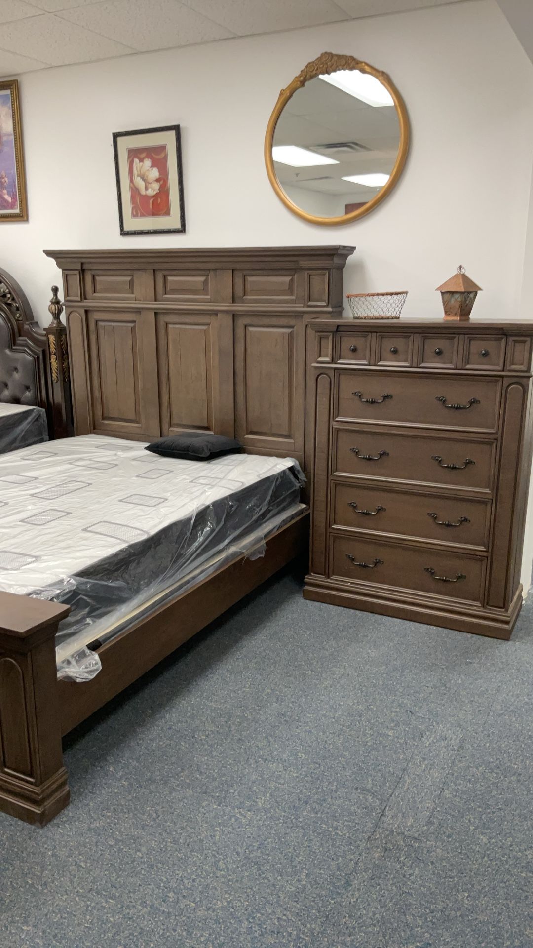 Jorman Dark Wooden Bedroom Set $1699