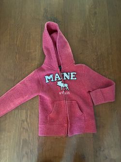 Beautiful vintage style Maine hooded kids jacket size S