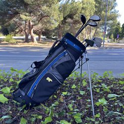 Golden Bear Golf Club Set With Golf Bag 