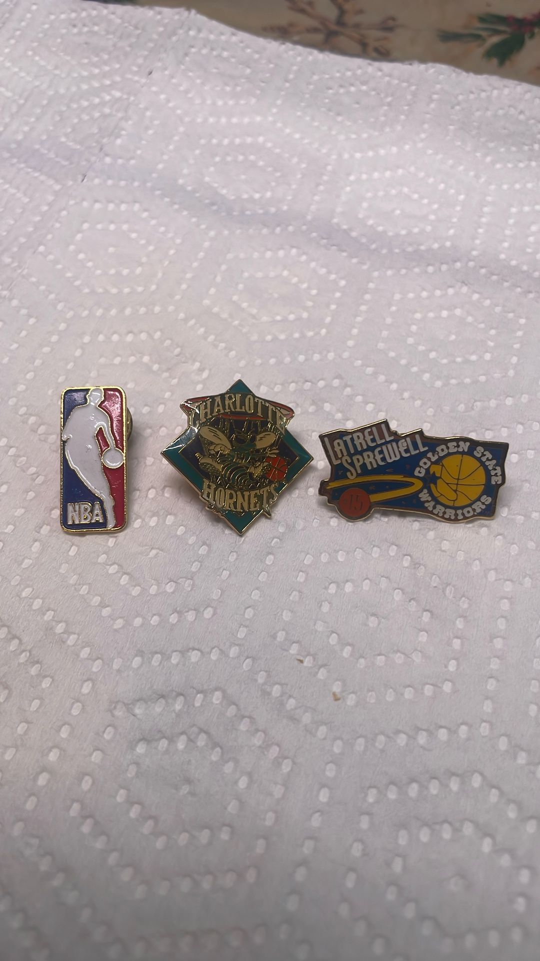 Vintage NBA Pins