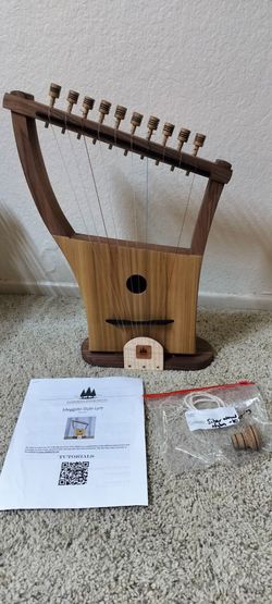 Evergreen Instruments Meggido Style Lyre / new open box/ see photos and  description 👍