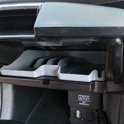 Honda accord ninth generation 2012 2013 2014 2015 2016 dashboard top shelf gray insert tray organizer for vehicle cubby accessory storage