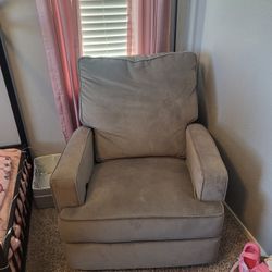 Grey Nursing Recliner Rocker