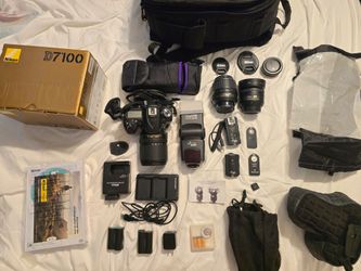 🌟Nikon D7100 Complete DSLR Photography Kit – Excellent Condition