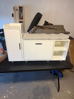 Shoe Bench Storage with Seat