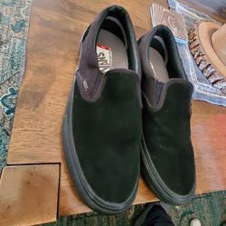 Black Van Slip On Pro 10.5 Mens