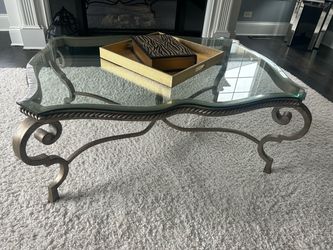 Heavy Glass Coffee Table