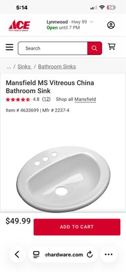 New bathroom sink