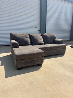 Dark grey reversible chaise gray sectional