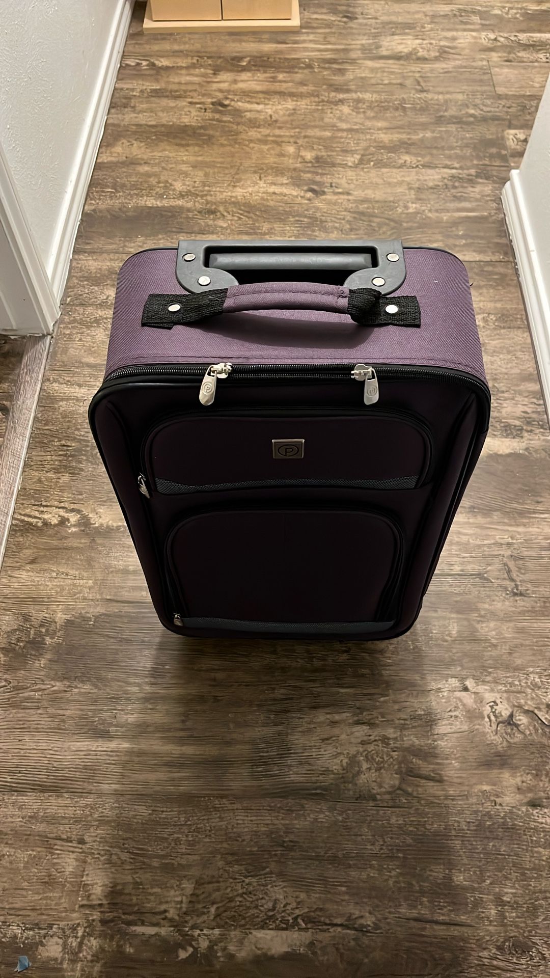 Purple Carry On Luggage Set