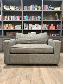 Arhaus chair and a half