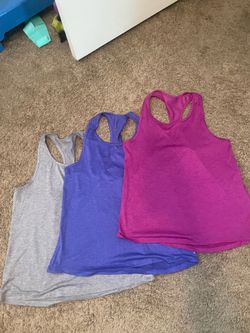 Avia Women’s Athletic Workout Gym Tank Top Shirts x3 XS
