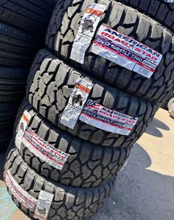 33x12.50R17LT American R/T Set Of 4 New Tires