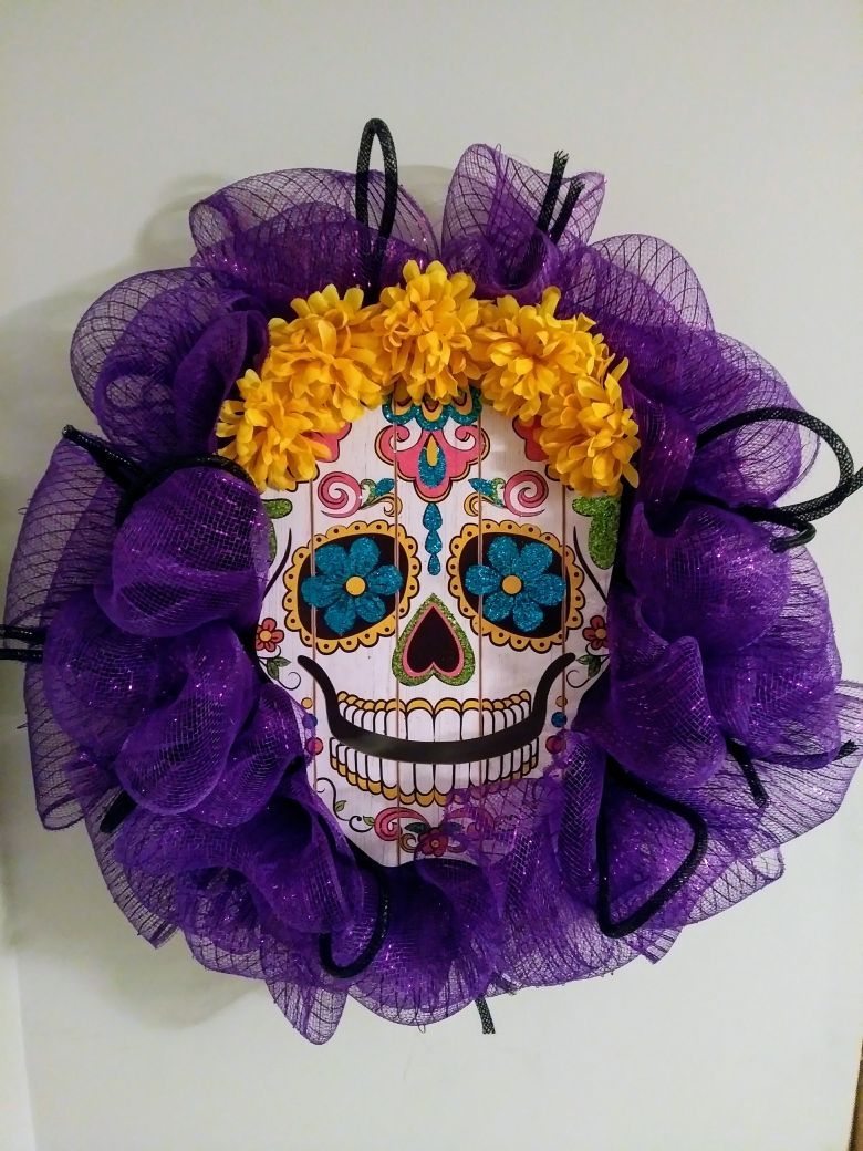 Wreath Dia del Muerto