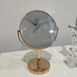Gold Tabletop Mirror