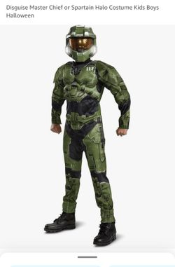 Halo Master Chief Costume, Size 8-10