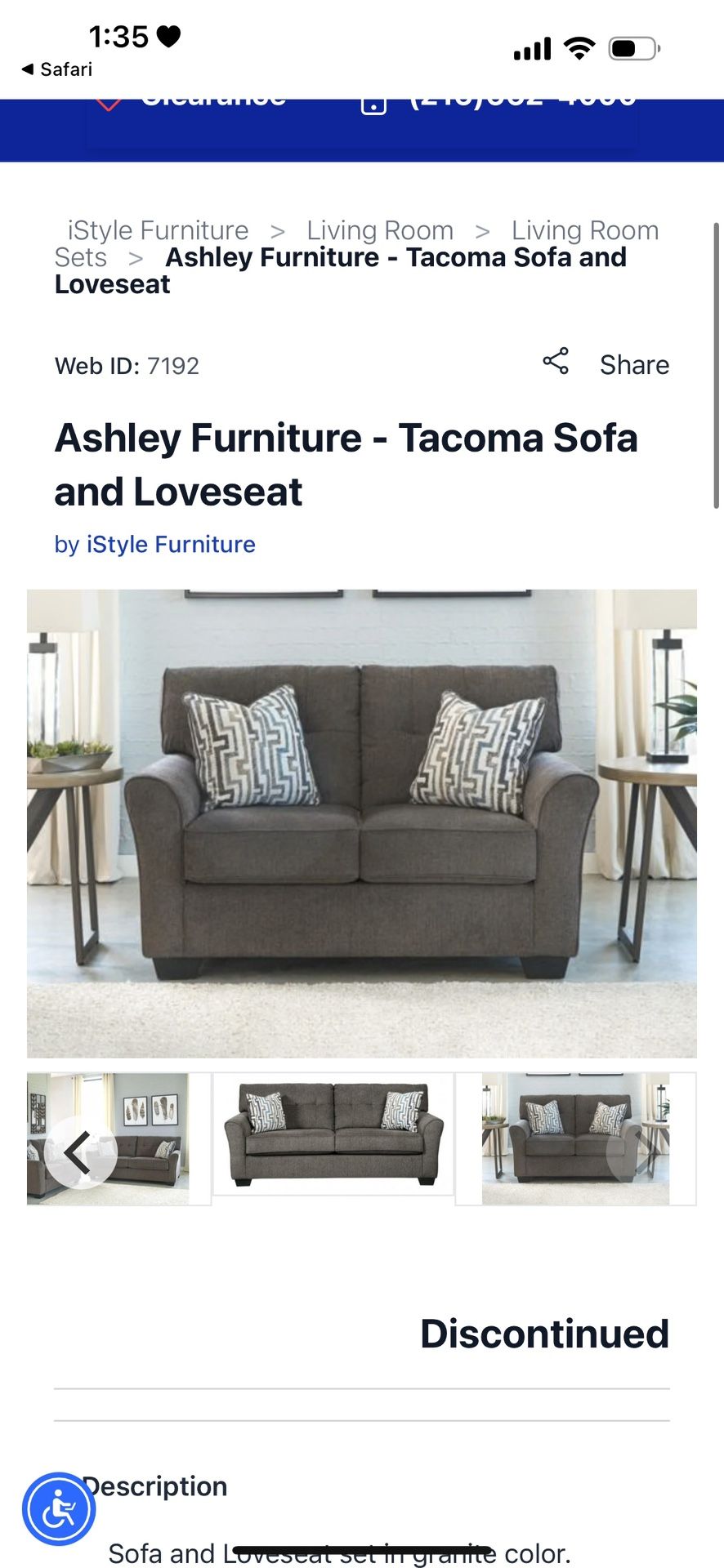 LOVESEAT / SOFA