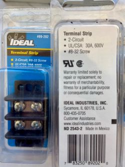 Ideal Terminal Strips 89-202