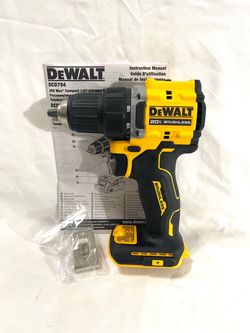 Brand new DeWalt atomic model 20 V brushless drill driver. Retails for $149 for tool only.