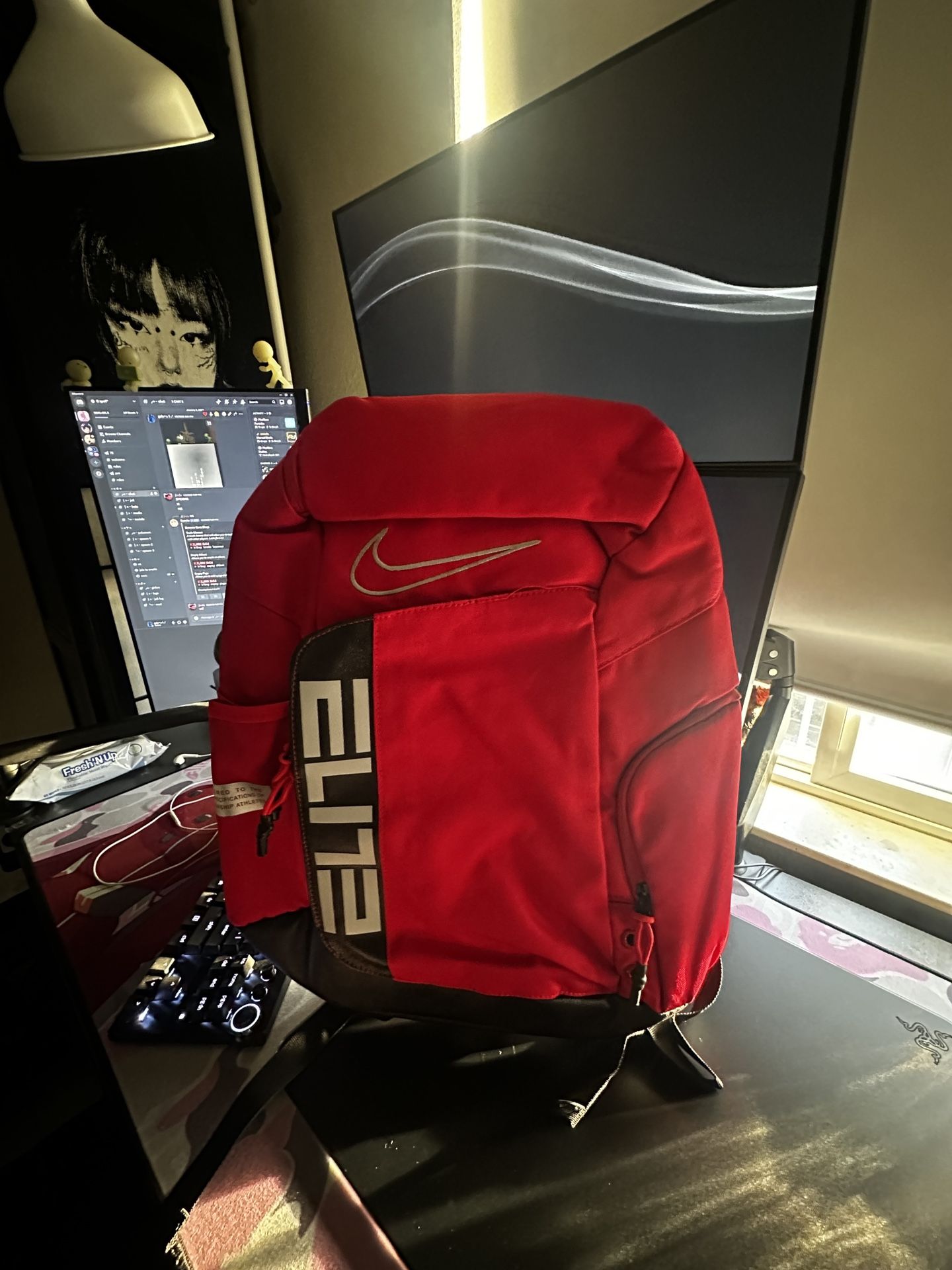 Nike Elite Backpack (Red/Black/White)