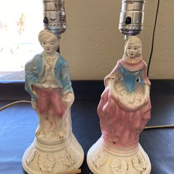 Antique Figurine lamps