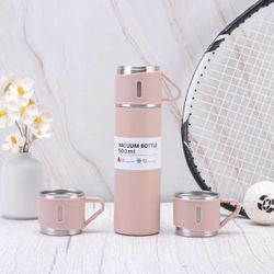 STAINLESS STEEL VACUUM MUG (PINK)