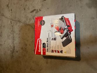 a Goldblatt 7-inch Tile Wet Saw (Model G02772).