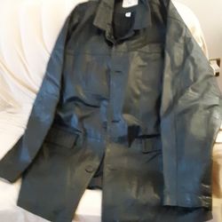 Harbor Bay /Black/ XLT/3/4 Length / Men's Leather Jacket