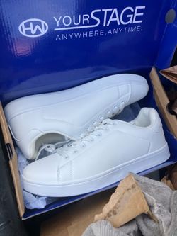 brand new white shoes, men size 12. no brand.