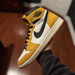 Jordan 1 Yellow Ochre Sz 14 